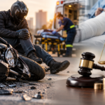 Serious motorcycle accident injuries and compensation claim