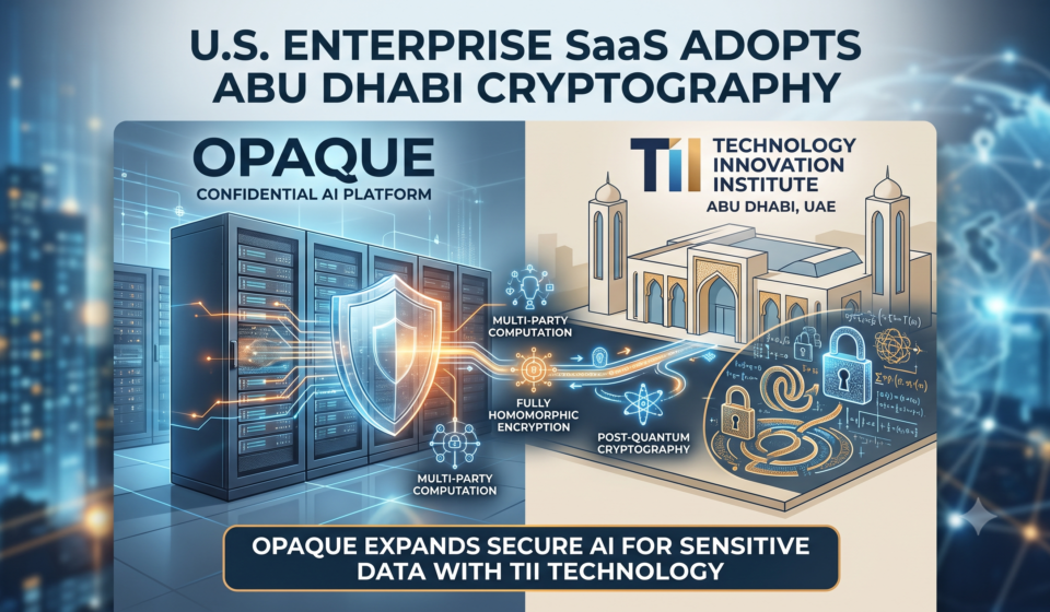 US Enterprise SaaS Adopts Abu Dhabi Cryptography